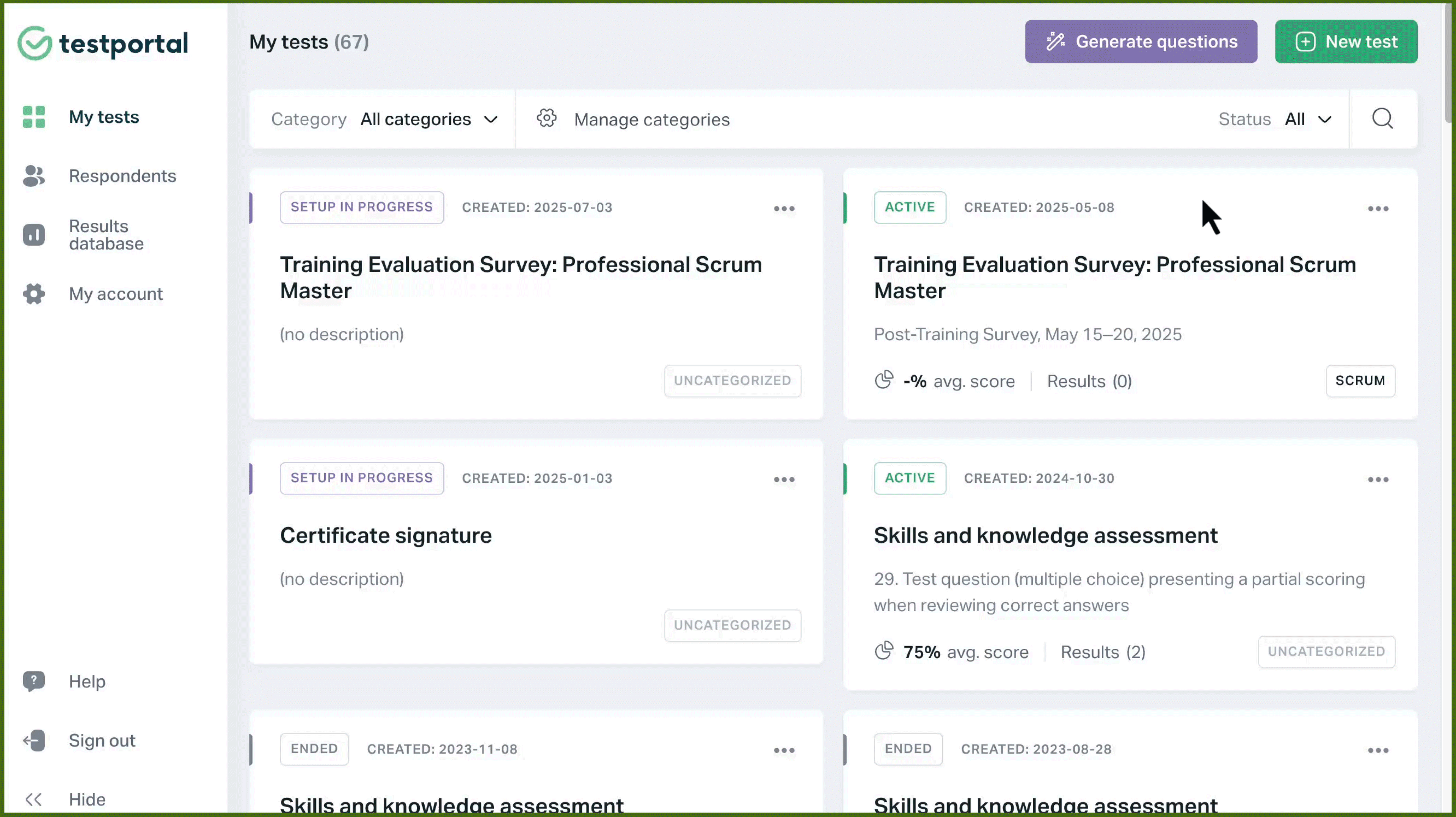Survey duplication