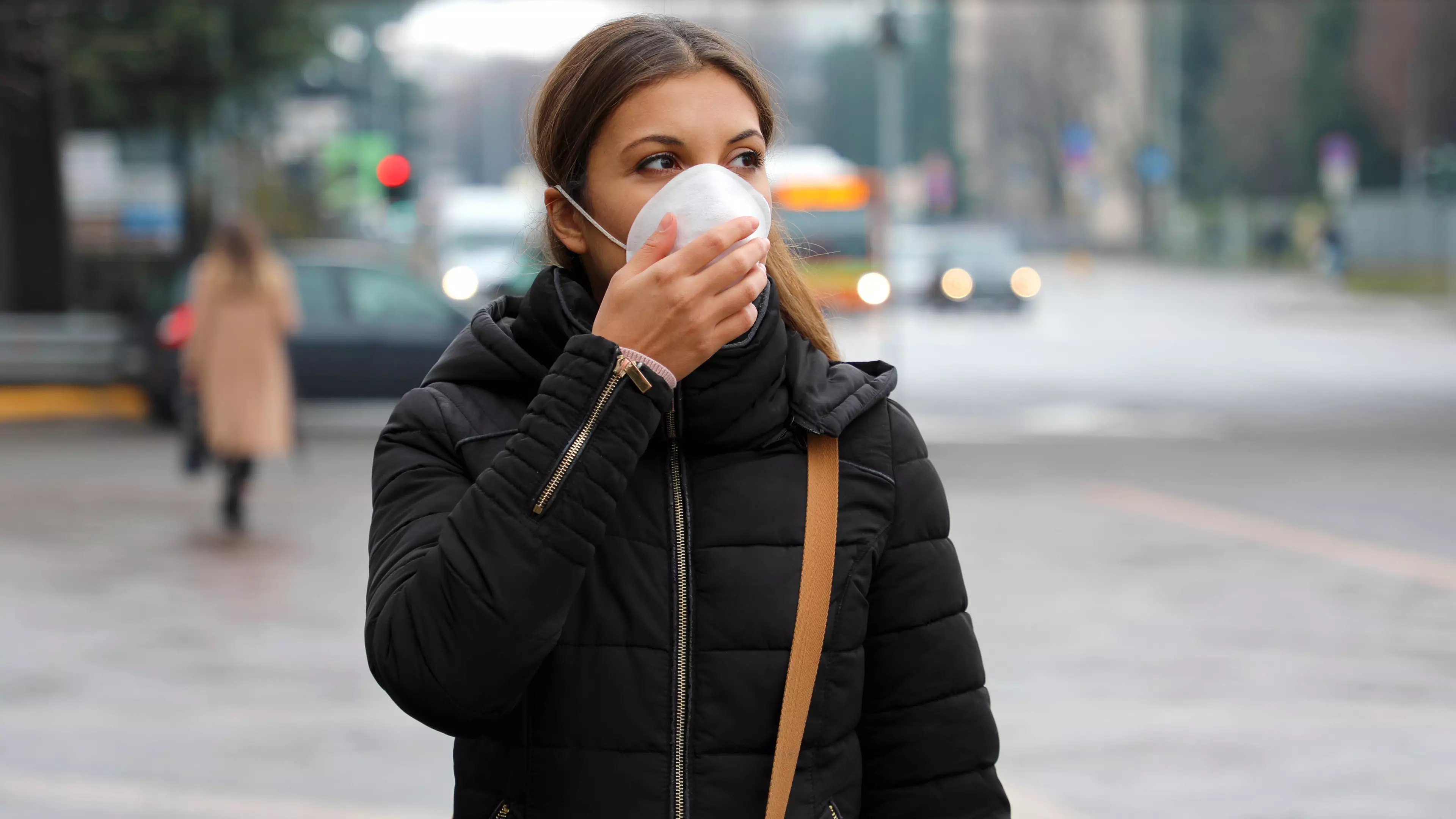 Girl with mask